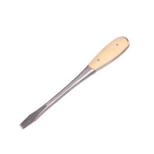 夹柄螺丝刀 木柄老式一字穿心螺丝刀 可敲击扁型夹柄螺丝刀