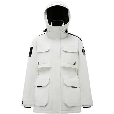 波司登极寒90鹅绒服工装收腰显瘦
