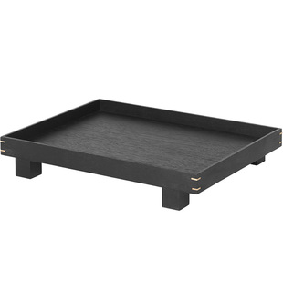 丹麦Ferm Living橡木托盘长方形浴室收纳盘洗漱台化妆品展示盘