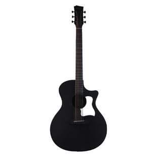 【吉他社团】恩雅X0黑吉他高颜值极地黑41寸初学者入门款36寸旅行