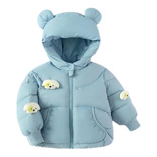 巴拉巴拉婴儿羽绒服宝宝儿童短款外套男童衣服冬季新款上衣女童装