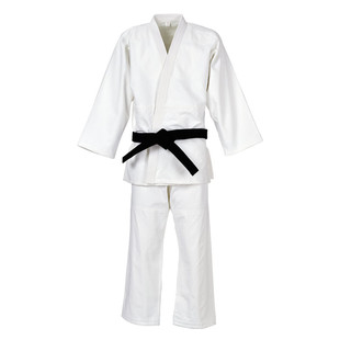 厂家直供柔道服男女标准比赛柔道服 儿童白色蓝色加厚训练服