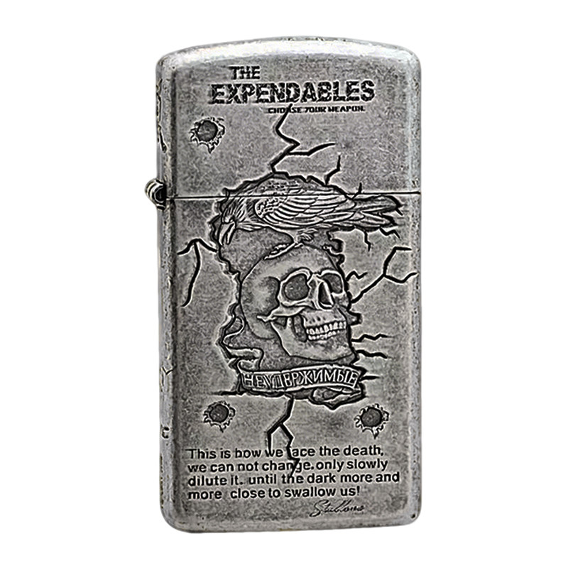 zippo千语古银纤巧敢死队