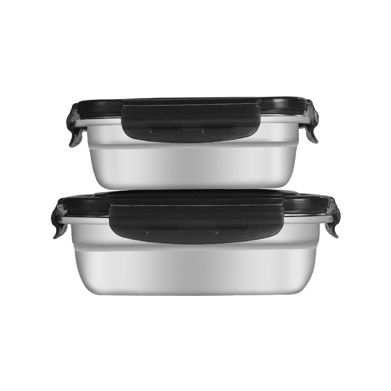 不锈钢保鲜盒304食品级长方形