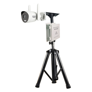 海康威视移动式监控摄像头4G室外工地装修无网无电免插电GB28181