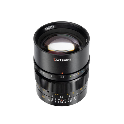 七工匠75mmF1.4全画幅大光圈定焦镜头人像75mm f1.4适用L卡口佳能rf尼康z索尼e