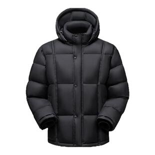 雪中飞短款羽绒服2025新款拆卸帽情侣男女款高充绒量面包服厚外套