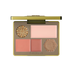 girlcult构奇面部综合盘腮红高光修容三合一体盘桃花脸本草纲目女