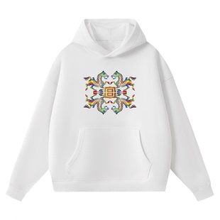 【付定金！k姐年货节】[黄圣依同款 张颜齐]四方来福夜宴琵琶卫衣