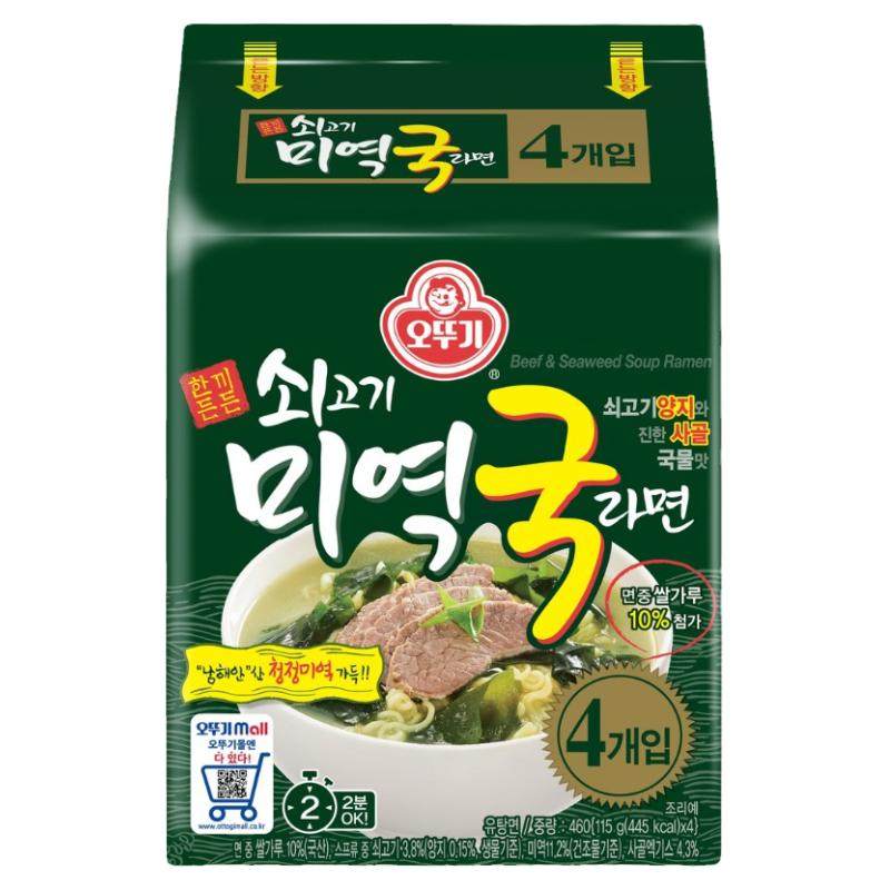牛肉海带面袋面不倒翁韩国煮面