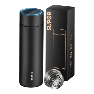 苏泊尔智能显温保温杯316L礼盒装