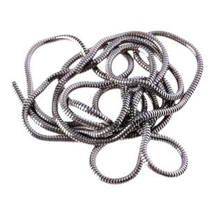 蛇骨链金属波洛扣专用配件镂空坠绳头25铜芯电镀24k金亮银枪灰