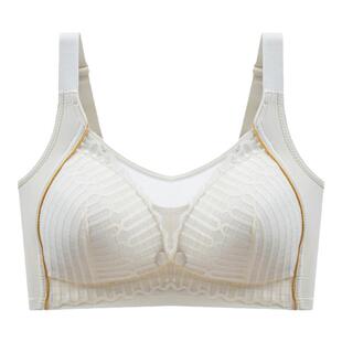 哺乳内衣防下垂聚拢产后喂奶专用夏季薄款前开扣怀孕期收副乳胸罩