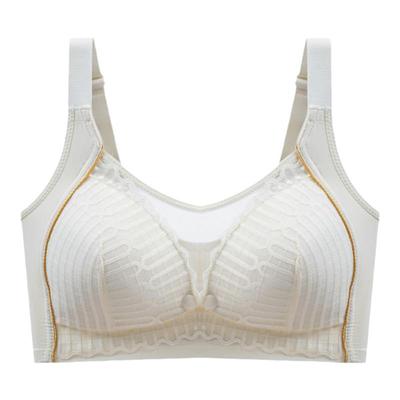 哺乳内衣防下垂聚拢产后喂奶专用夏季薄款前开扣怀孕期收副乳胸罩