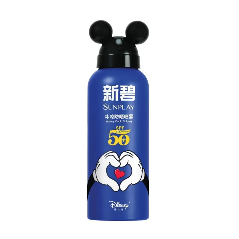 屈臣氏新碧冰凉防晒喷雾SPF50+PA++++150ml迪士尼联名款水润保湿