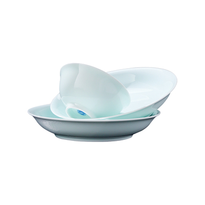 景德镇陶瓷纯色影青餐具