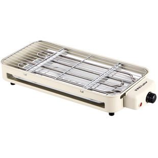 荣事达室内电烧烤炉子烤羊肉串机长方形多功能烤肉机电烤盘家用款