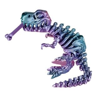 新年3D打印恐龙一体式霸王龙关节可以自由活动大嘴儿童手办模型