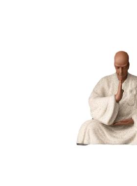 闲暇生活小和尚摆件中式