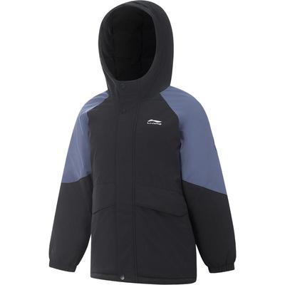 李宁童防泼水男童中羽绒服