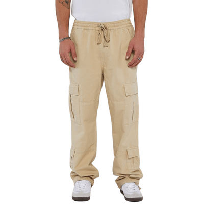 GUESS男士纯色梭织工装裤