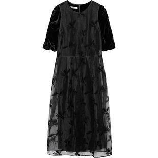 【播奥莱】播连衣裙女商场同款文艺风两件套罩衫裙子BDR1LD0073