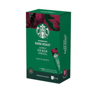 韩国直邮 STARBUCKS星巴克中度深度烘焙速溶咖啡粉美式咖啡 1.1克