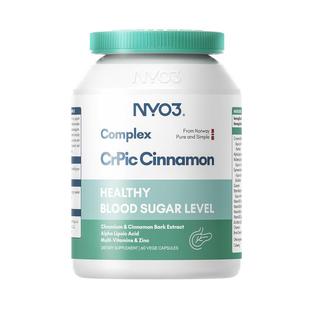 NYO3血糖胶囊铬元素吡啶甲酸铬三价铬天然口服胰素苦瓜素非皂苷