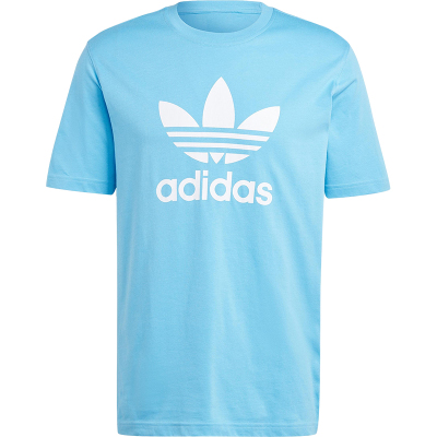 Adidas/阿迪达斯正品三叶草男士圆领logo印花透气运动T恤IR7980