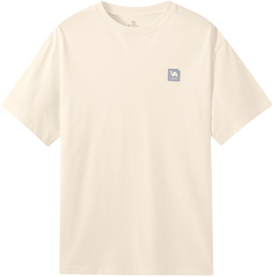 骆驼女装重磅短袖2024夏季新款t恤女宽松圆领纯棉半袖体恤打底衫