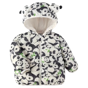 品牌童装宝宝羽绒服婴儿冬季2025新款轻薄连帽上衣男女童洋气外套