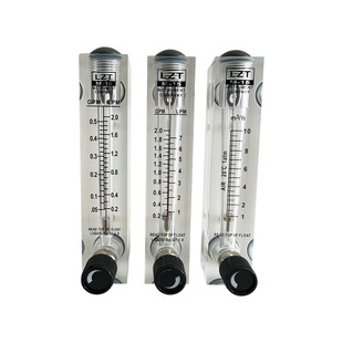 余姚远大LZT-M15T面板式流量计水液体气体转子浮子带调节123 5GPM