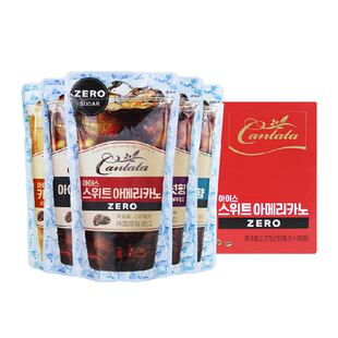 韩国进口乐天cantata康塔塔甜无糖黑咖啡甜美式榛子味焦糖玛奇朵
