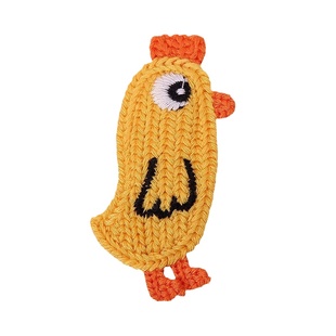 2024卡通儿童发夹可爱毛线针织刘海夹动物发卡小头饰女孩学生bb夹