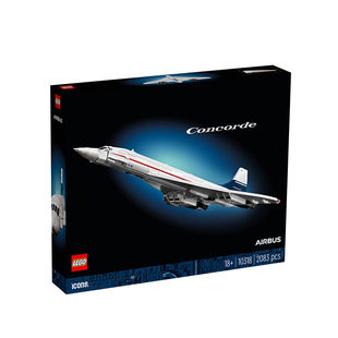 LEGO乐高10318协和式飞机客机男孩女孩儿益智拼搭积木玩具礼物