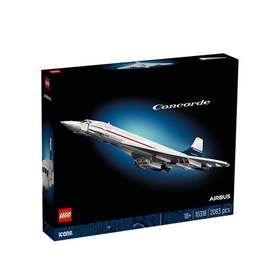 LEGO乐高10318协和式飞机客机男孩女孩儿益智拼搭积木玩具礼物