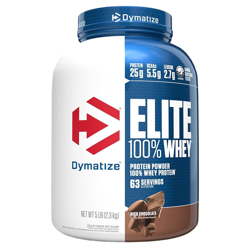 狄马泰斯Dymatize精英乳清蛋白质粉5磅健身男Whey运动营养粉2磅