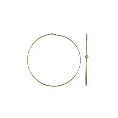 925纯银防过敏轻细耳圈