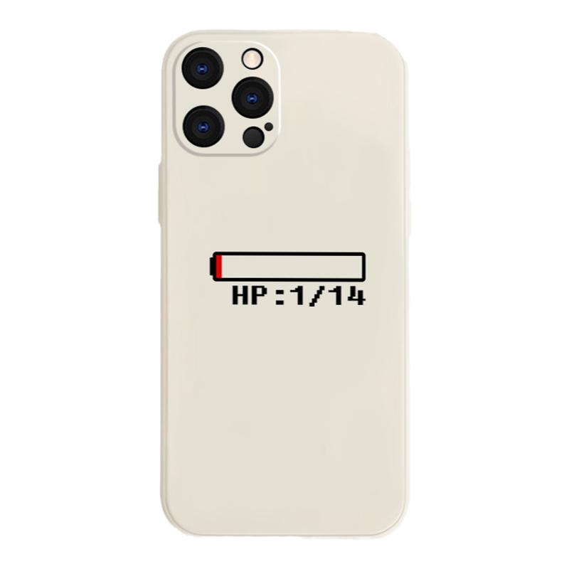 攻击力+1防御力+1初期装备HP1血条游戏手机壳适用苹果15promax硅胶14搞怪oppo小米vivo华为一加9任意机型定制