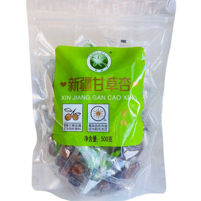 水花新疆甘草杏带核杏肉