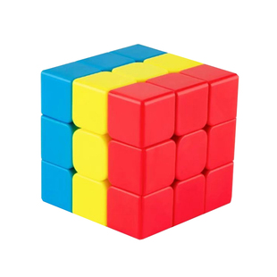 幼儿园益智魔方入门枫叶六色三明治汉堡金字塔箭头二重奏二色田田