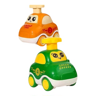 宝宝按压玩具女孩婴儿儿童按压车玩具卡通小汽车男孩惯性耐摔回力