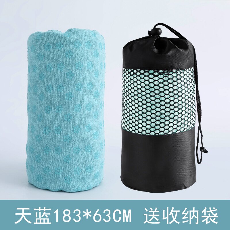 23防滑瑜伽铺巾瑜珈毛巾/毯C子加厚止滑颗粒健身U毯瑜珈垫毯加宽