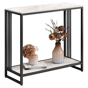 现代鱼缸架花架子客厅装饰置物架摆件花几家用边几侧边柜长方形桌