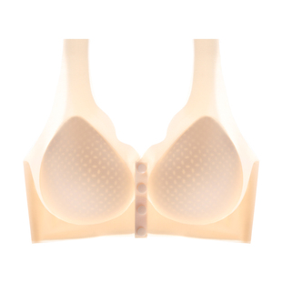 喜贝雅妈妈内衣女中老年透气超薄款透气夏季文胸罩前扣无痕文胸罩