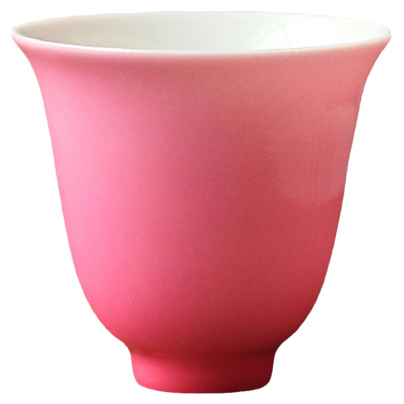 景德镇陶瓷茶杯品茗杯单杯茶具胭茶杯