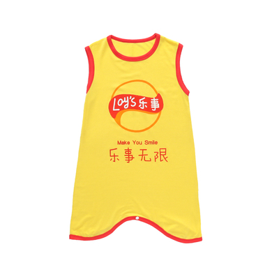 夏季莫代尔薄款宝宝连体睡衣睡裙