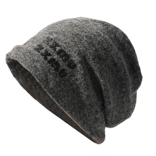 秋冬氛围感帽子大头围堆堆帽女毛线帽冷帽保暖高级护耳包头帽冬季