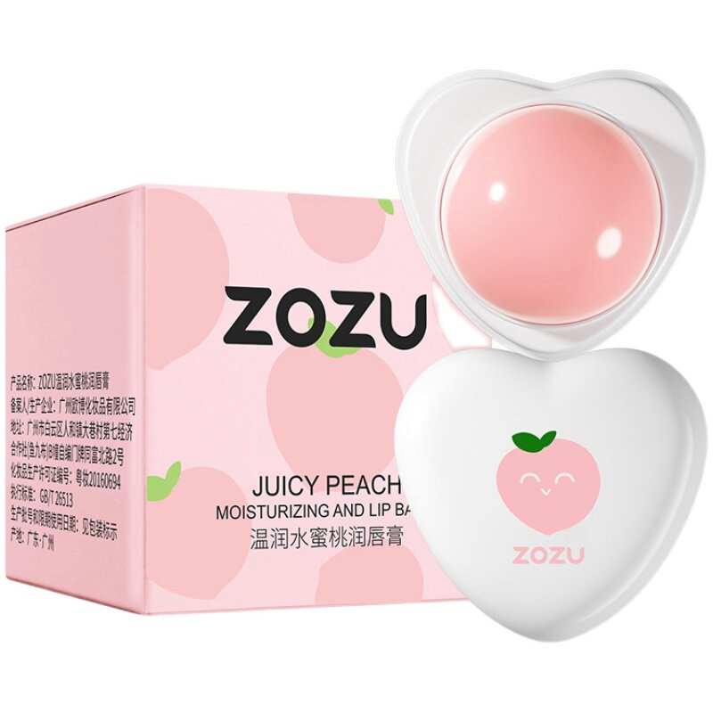 可爱水果味润唇膏水蜜桃草莓补水