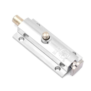 406插销自动弹簧404锌合金工业柜门  506按钮式明装3寸4寸6寸门栓